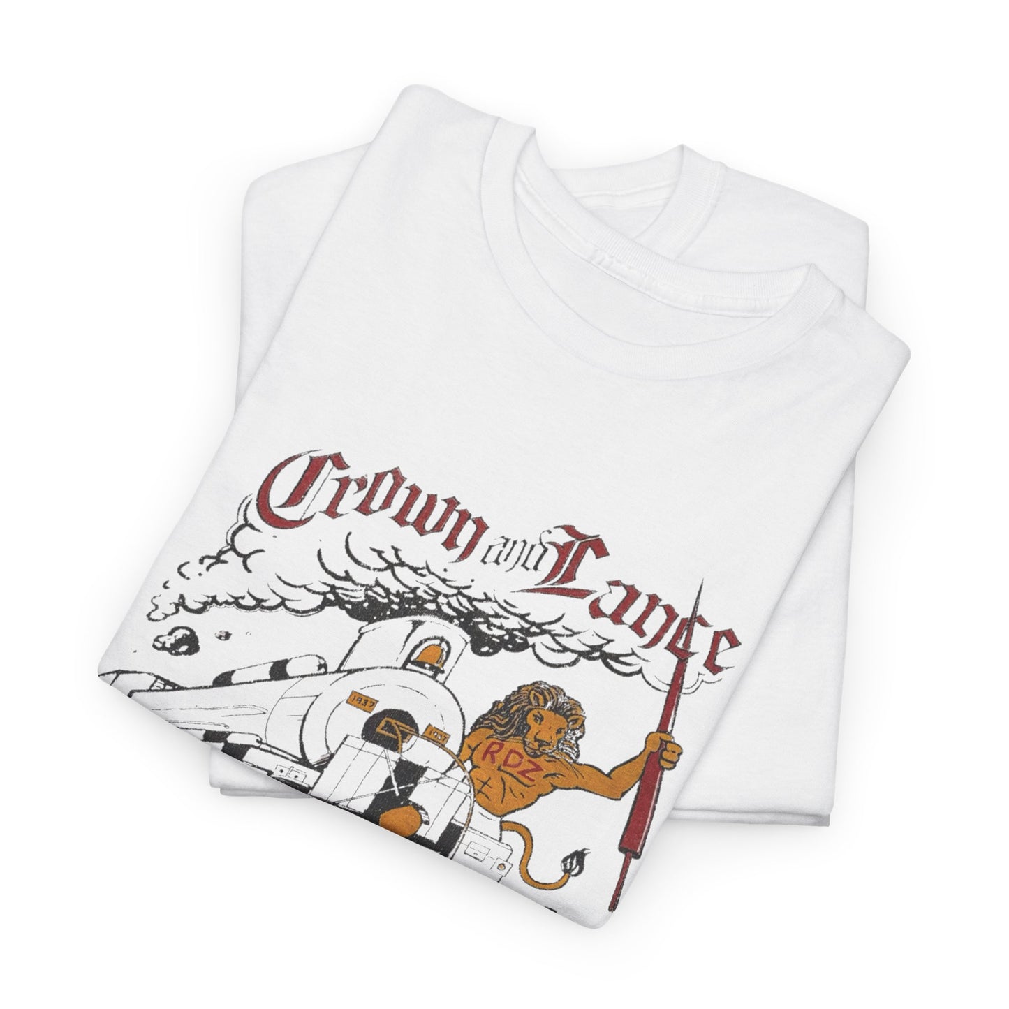 Crown & Lance Tee — "Don’t Cross Our Path"