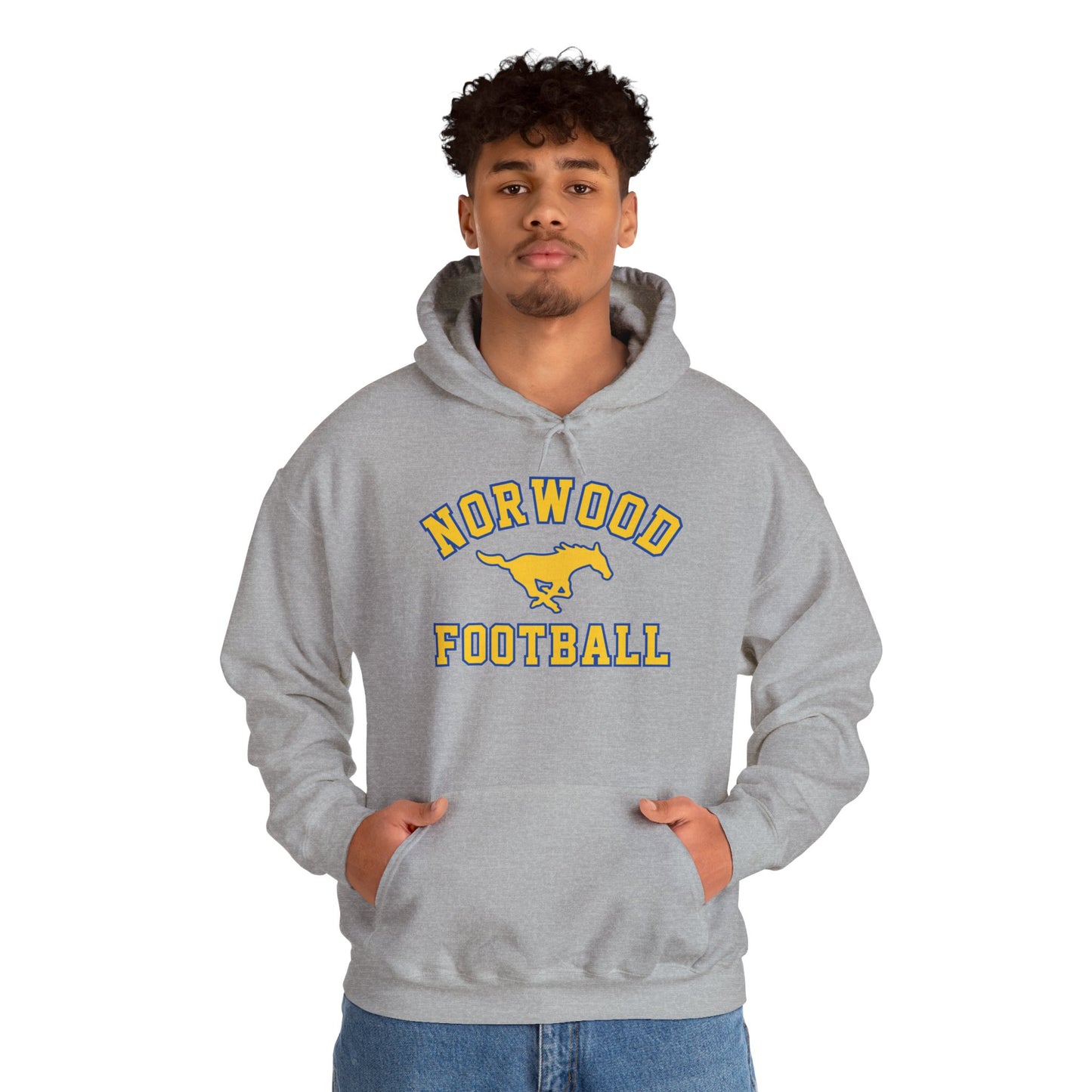 Norwood Football Hooded Sweatshirt - Go U Stangs!!