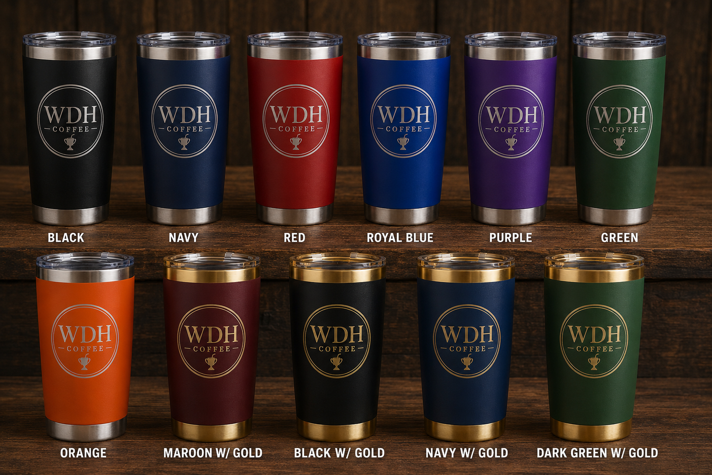 WDH Coffee 20oz. Tumbler