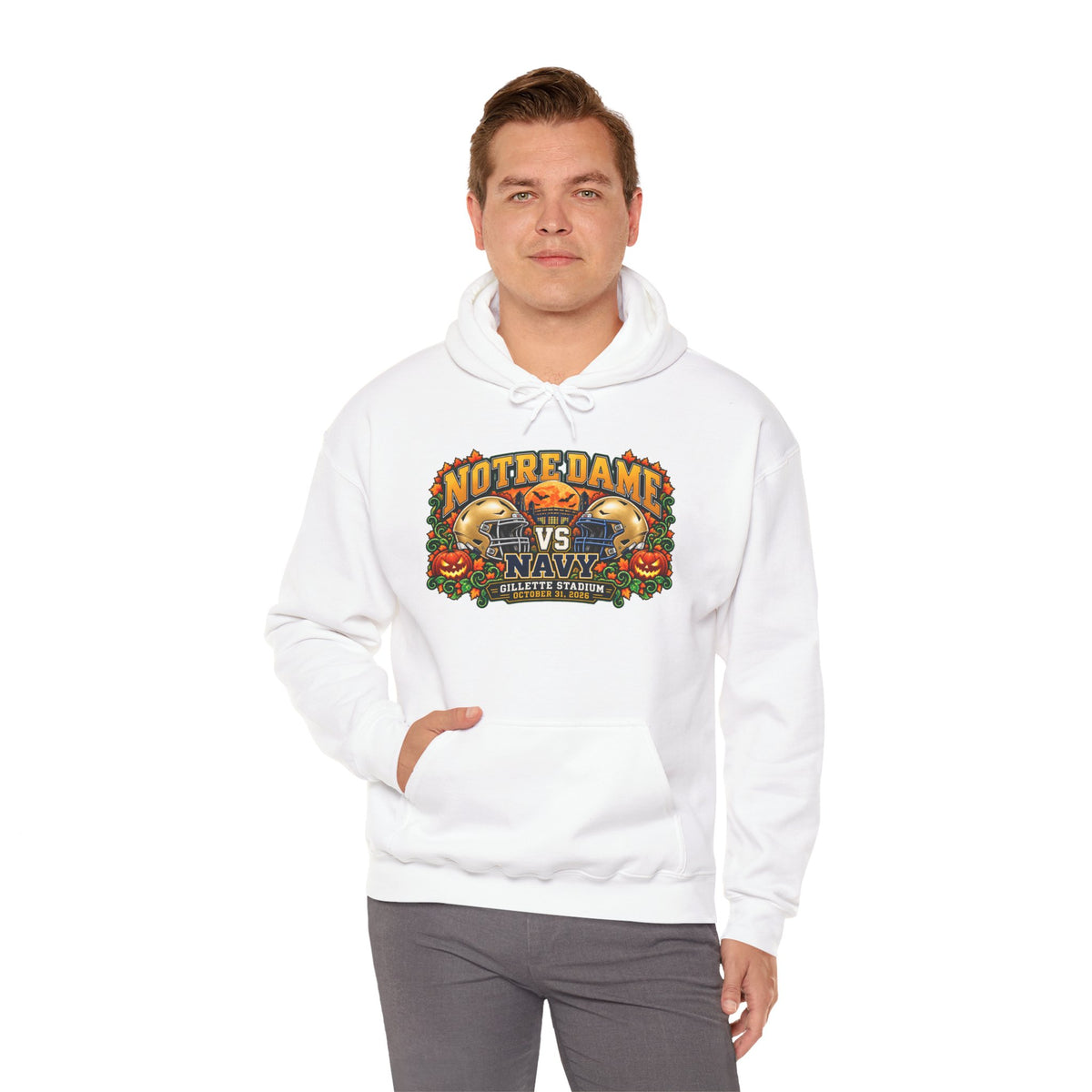 ND vs. Navy Halloween Hoodie