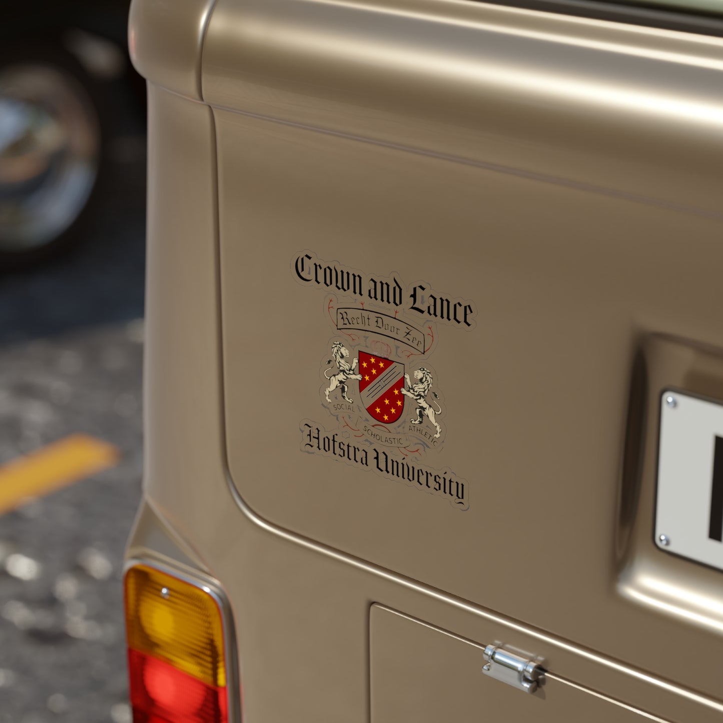 RDZ - Transparent Outdoor Sticker