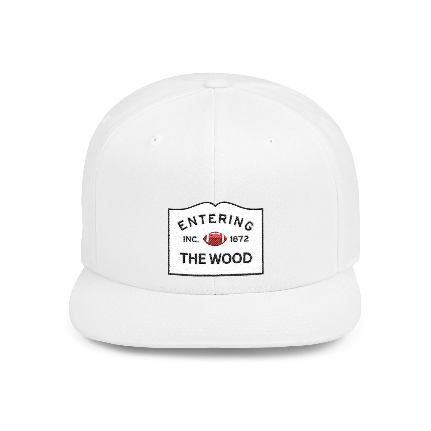 Entering "THE WOOD" Snapback HatFlat Bill Cap