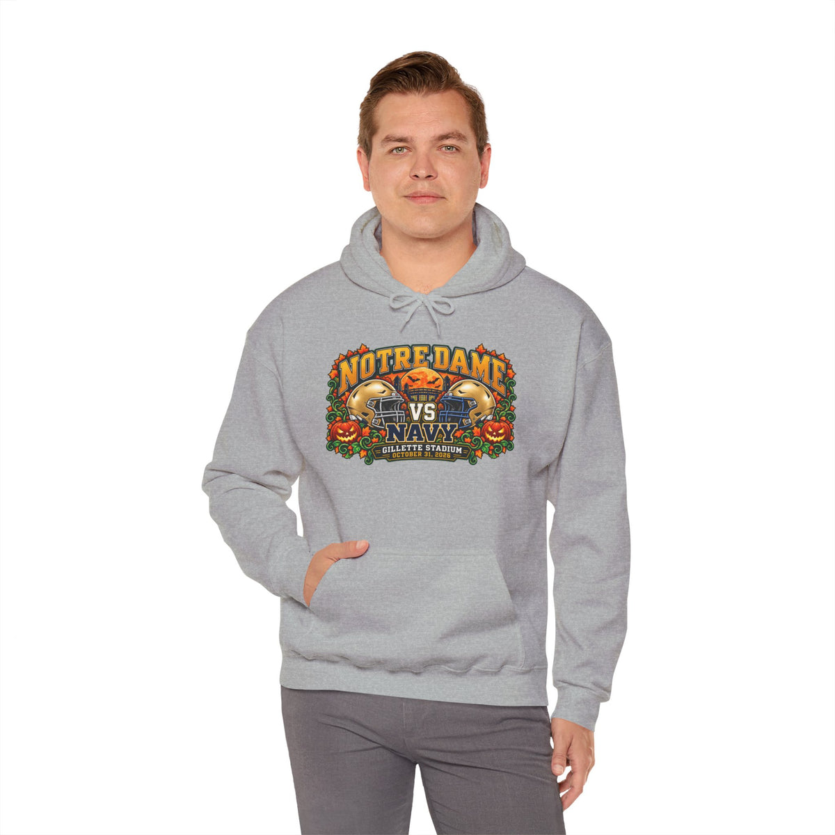 ND vs. Navy Halloween Hoodie