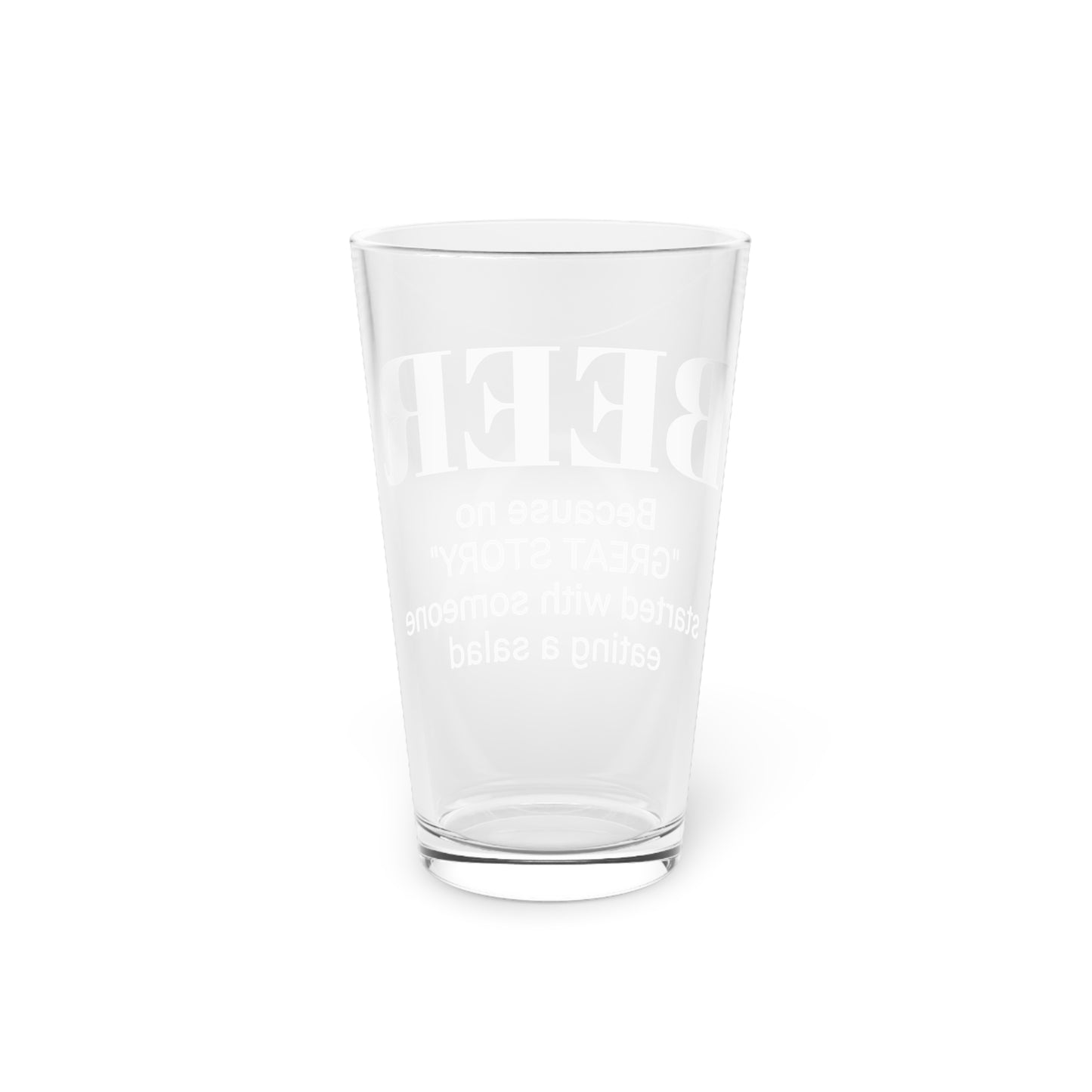 BEER Pint Glass