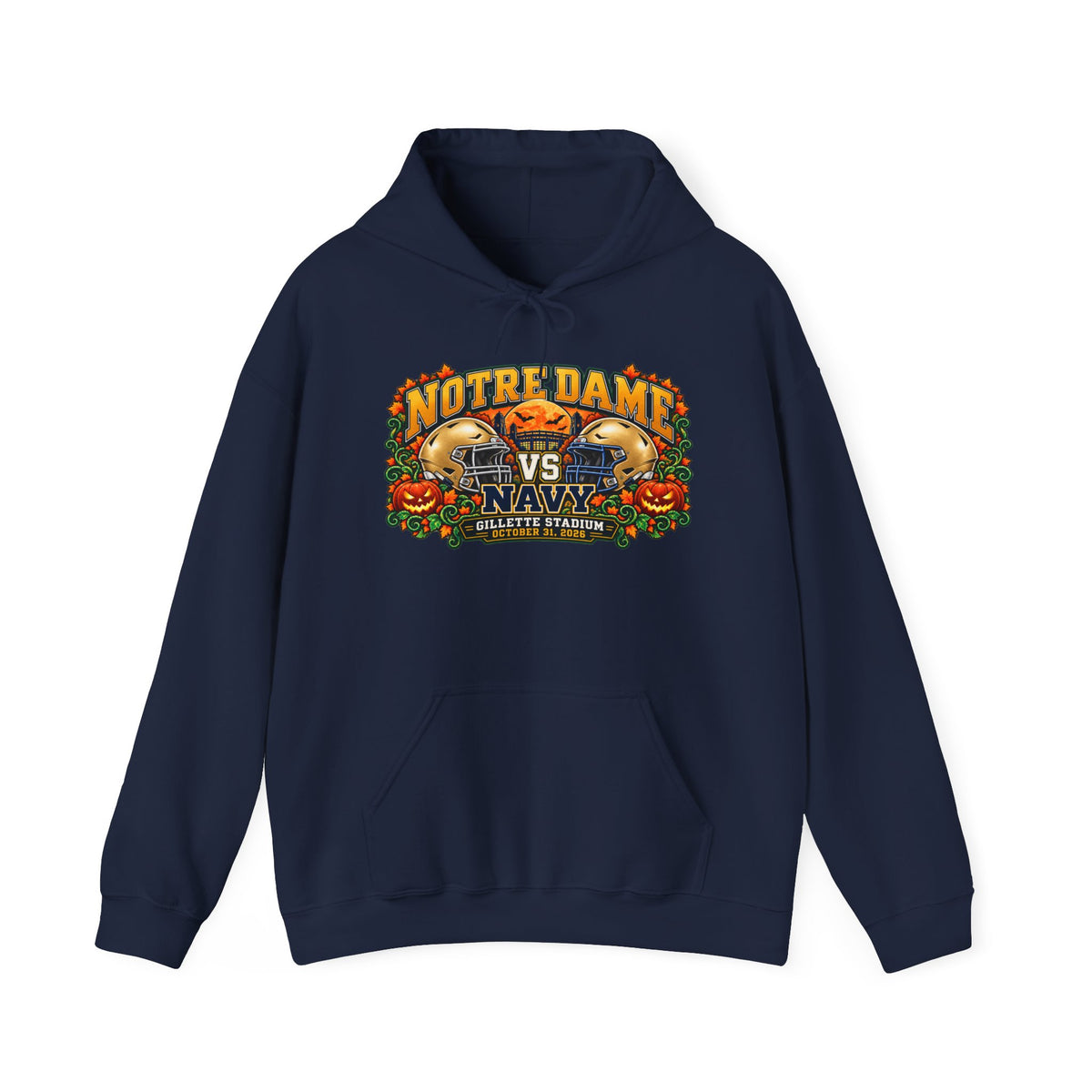 ND vs. Navy Halloween Hoodie