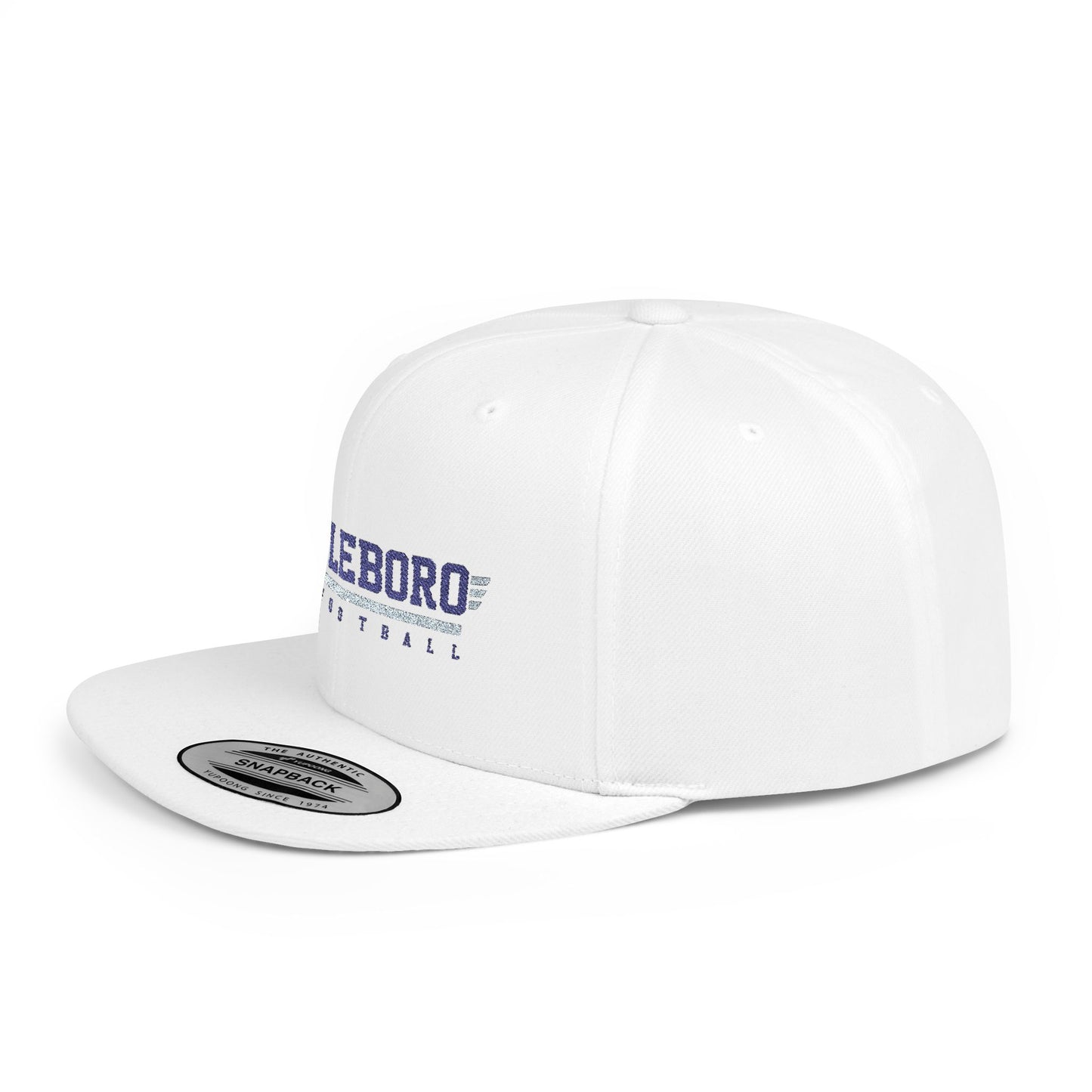 Attleboro Football Snapback Hat - White