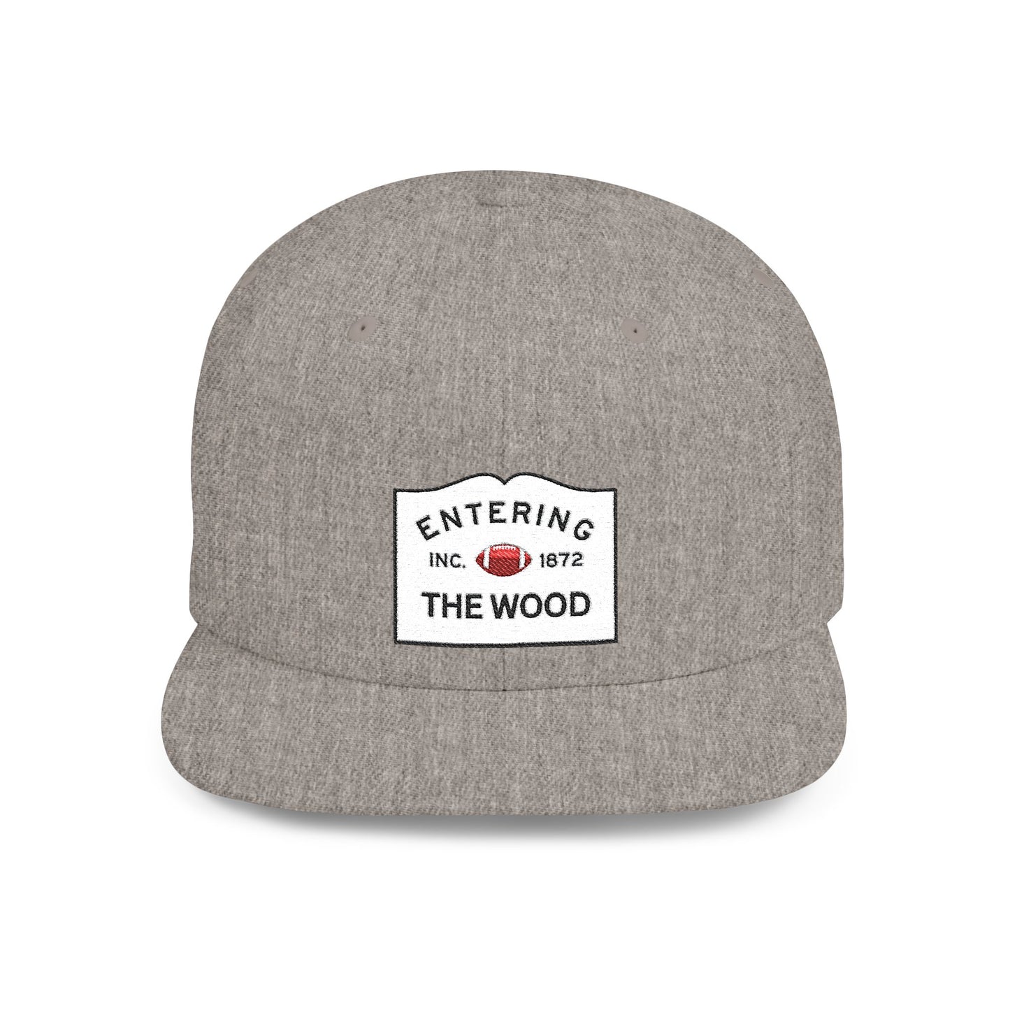 Entering "THE WOOD" Snapback HatFlat Bill Cap