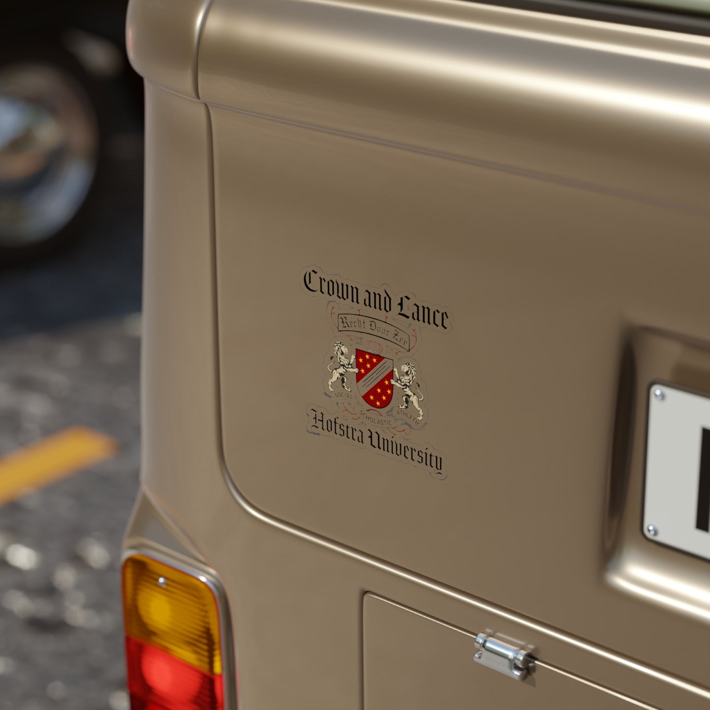 RDZ - Transparent Outdoor Sticker