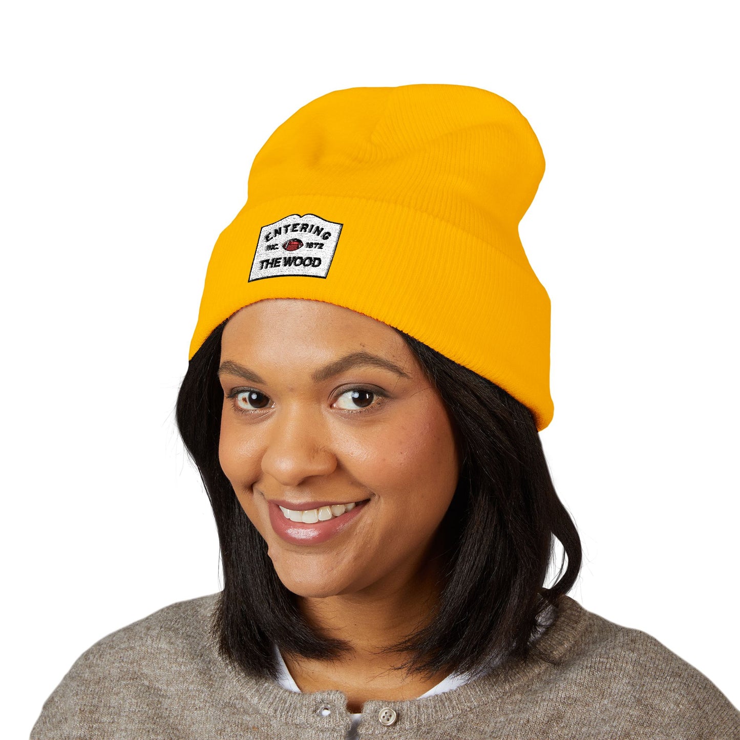Entering "THE WOOD" Classic Cuffed Beanie