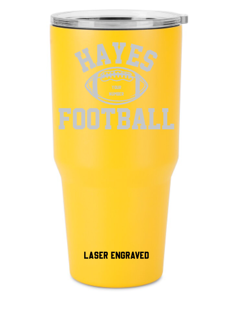 Cardinal Hayes Football Tumbler 30oz